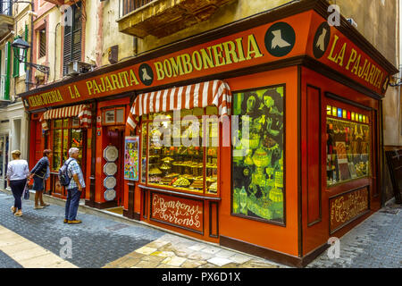 La Pajarita Bomboneria Konditorei Palma Altstadt Palma de Mallorca Spanien Stockfoto