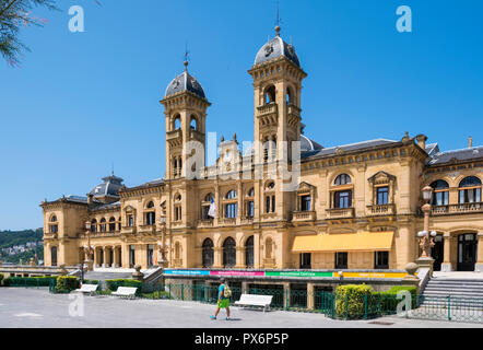 Rathaus und Bibliothek, San Sebastian, Donostia, im Baskenland, Spanien, Europa Stockfoto