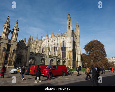 CAMBRIDGE, UK - ca. Oktober 2018: King's College Stockfoto