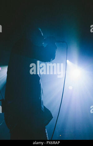 The Twilight Sad am Unabhängigen in San Francisco, CA am Oktober 14, 2018 live. Stockfoto