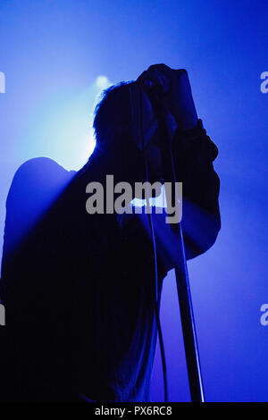 The Twilight Sad am Unabhängigen in San Francisco, CA am Oktober 14, 2018 live. Stockfoto