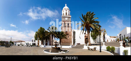 Lanzarote, Spanien - Juni 3, 2017: Lanzarote, Spanien - Juni 2, 2018: Die spanische Gemeinde Teguise im zentralen Teil der Insel Lanzarote Stockfoto