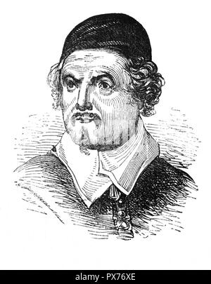 John Taylor (1578-1653), in Gloucester geboren, war ein englischer Dichter, der sich selbst als "Das Wasser Dichter" viel seines Lebens verbrachte als Thames Waterman, ein Mitglied der Gilde der Schiffer, befördert die Fahrgäste über die Themse in Londons. Dass er sich als Dichter, im Jahre 1630 veröffentlichte er eine Sammlung von über 150 Gedichten. Keines der Gedichte sind sehr gut, aber zeigen, der das Leben der Menschen in der Frühen Neuzeit. Er war gut genug bekannt, um die Unterstützung von König Karl 1 zu gewinnen, wenn er gegen die Verschmutzung und Hindernisse zur Navigation von England Flüsse geworben. Stockfoto