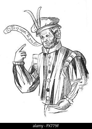 Robert Greene, (1558-1592, London), einem der beliebtesten englischen Schriftsteller des 16. Jahrhunderts und Shakespeares erfolgreichsten Vorgänger in Leer - Vers romantische Komödie. Er war auch einer der ersten professionellen Autoren und zu den frühesten englischen autobiographers Stockfoto