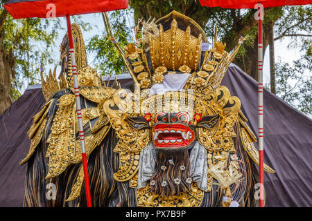 Barong Ket, balinesischen hinduistischen Mythologie Charakter, Bali, Indonesien. Stockfoto