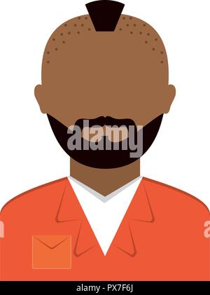 Gefahr bandit avatar Charakter Vector Illustration Design Stock Vektor