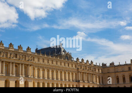 Das Schloss von Versailles war die wichtigste Royal von Frankreich von 1682 unter Louis XIV Wohnen bis zum Beginn der Französischen Revolution 1789. Stockfoto