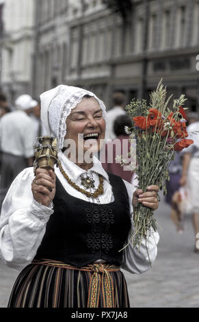 Midsummer Night Feier, Lettland, Riga, Veranstaltungen Stockfoto