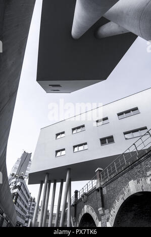 Zaha Hadid auf die Danube Kanal, Österreich, Wien, Donaukanal Stockfoto