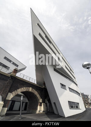 Zaha Hadid auf die Danube Kanal, Österreich, Wien, Donaukanal Stockfoto