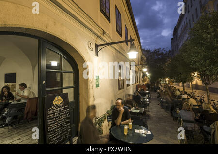 Wien, Spittelberg, restaurant Amerlingbeisl, Österreich, 7. Bezirk Stockfoto