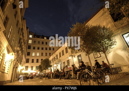 Wien, Spittelberg, restaurant Amerlingbeisl, Lux, Österreich, 7. Bezirk Stockfoto