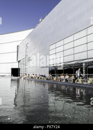 Helsinki, Kiasma Museum, Cafe Kiasma, Finnland Stockfoto