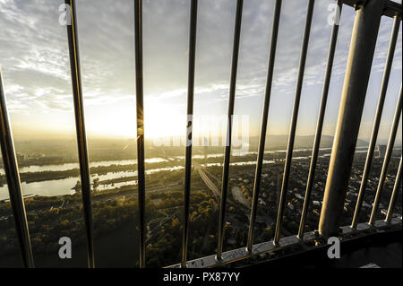 Milleniumstower, Österreich, Wien, Wien, 22. Bezirk, Donaucity Stockfoto