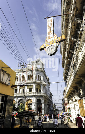 Kuba, Santiago de Cuba, Parque Ajedrez Stockfoto