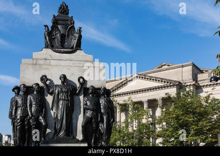 PHILADELPHIA - USA - September 19, 2018: Beliebte Sehenswürdigkeiten in Philadelphia im Sommer. Stockfoto