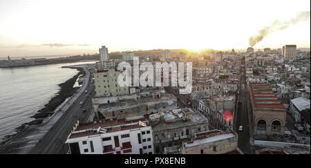 Havanna Vieja, Altstadt, Malecon, Kuba, Havanna Stockfoto