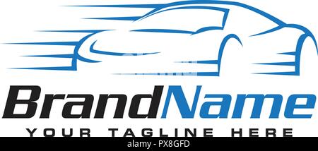 Schnelles Auto logo Automotive logo Vorlage Stock Vektor Schnelles Auto logo Automotive logo Vorlage Stock Vektor
