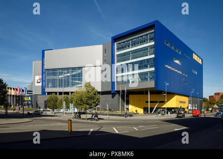 Äußere des IKEA Home Furnishings Store auf Croft Road in Coventry City Centre Großbritannien Stockfoto