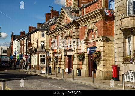 Die Halle Gebäude auf Earle Street im Stadtzentrum von Crewe UK Stockfoto