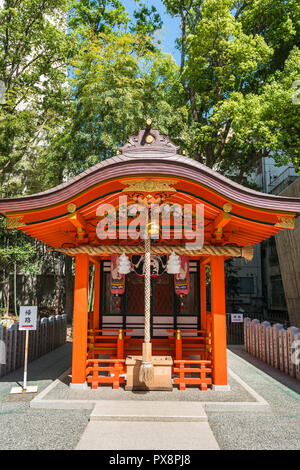 Ikuta Schrein detail, Kobe, Japan Stockfoto