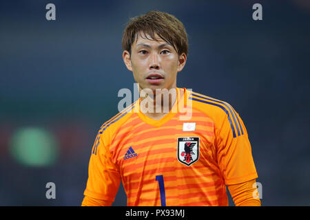 Saitama, Japan. 16 Okt, 2018. Masaaki Higashiguchi (JPN) Fußball: kirin Challenge Cup 2018 Match zwischen Japan 4-3 Uruguay an der Saitama Stadion 2002 in Saitama, Japan. Quelle: LBA/Alamy leben Nachrichten Stockfoto