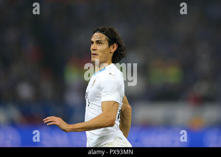 Saitama, Japan. 16 Okt, 2018. Edinson Cavani (URY) Fußball: kirin Challenge Cup 2018 Match zwischen Japan 4-3 Uruguay an der Saitama Stadion 2002 in Saitama, Japan. Quelle: LBA/Alamy leben Nachrichten Stockfoto