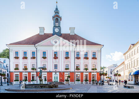 Rathaus Tartu Estland Stockfoto