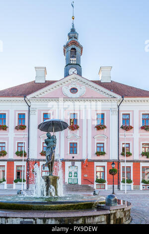 Rathaus Tartu Estland Stockfoto