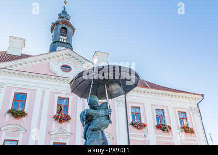 Rathaus Tartu Estland Stockfoto