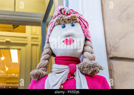 Marionette Souvenirshop Talinn in Estland Stockfoto