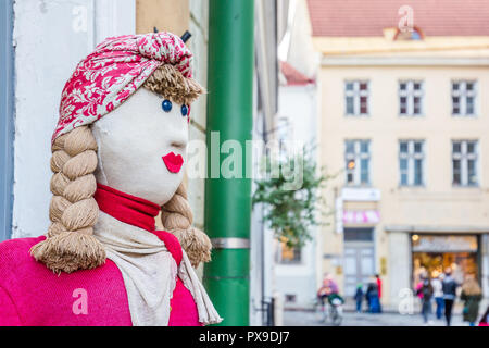 Marionette Souvenirshop Talinn in Estland Stockfoto