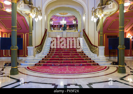 Innenräume des Arriaga-Theaters in Bilbao, Baskenland, Spanien Stockfoto