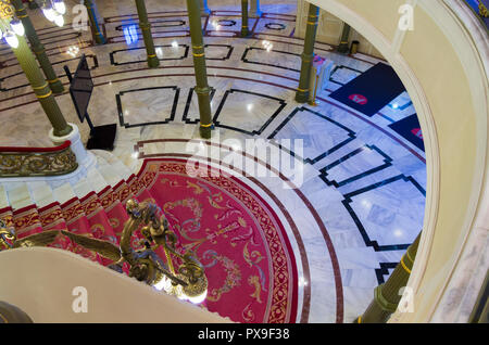 Innenräume des Arriaga-Theaters in Bilbao, Baskenland, Spanien Stockfoto