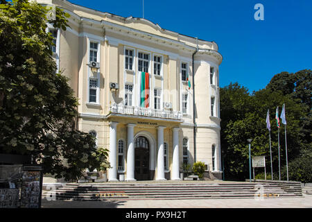 PLOVDIV, Bulgarien - 10. Juni 2017: Bau der militärischen Verein in der Stadt von Plovdiv, Bulgarien Stockfoto