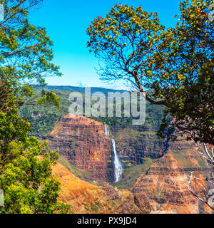 Erstaunlich Waimea Canyon in Kauai, Hawaii Inseln Stockfoto