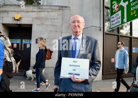 Völker März anti brexit Demonstration in London Okt 20 2018 UK Stockfoto