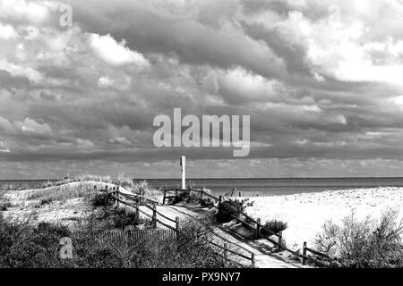 Der Strand in North Wildwood, New Jersey, USA Stockfoto