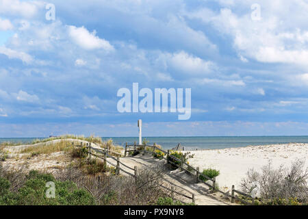 Der Strand in North Wildwood, New Jersey, USA Stockfoto