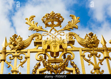 Das Schloss von Versailles war die wichtigste Royal von Frankreich von 1682 unter Louis XIV Wohnen bis zum Beginn der Französischen Revolution 1789. Stockfoto