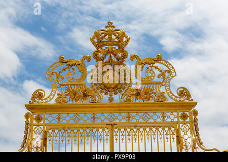 Das Schloss von Versailles war die wichtigste Royal von Frankreich von 1682 unter Louis XIV Wohnen bis zum Beginn der Französischen Revolution 1789. Stockfoto