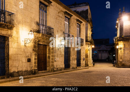 Historischen Gebäude auf der Plaza de la Catedral in Havanna. Stockfoto