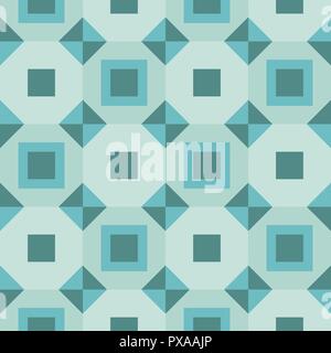 Vektor nahtlose bunt dekorativ abstrakt Fliese Hintergrund Muster. Traditionelle Kachel Stock Vektor
