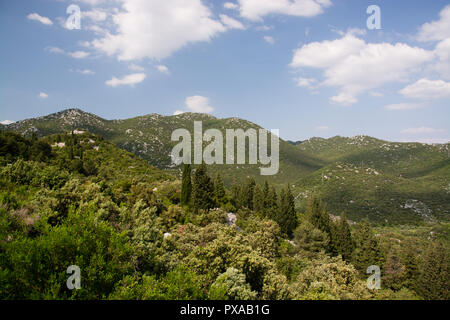 Der gränna Seen sind in Dalmatien, Kroatien. Die Seen sind benannt nach der Stadt im Landesinneren von Gränna nahe der Hafenstadt Ploce. Stockfoto