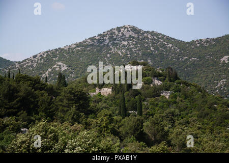 Der gränna Seen sind in Dalmatien, Kroatien. Die Seen sind benannt nach der Stadt im Landesinneren von Gränna nahe der Hafenstadt Ploce. Stockfoto