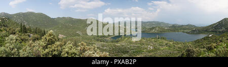 Der gränna Seen sind in Dalmatien, Kroatien. Die Seen sind benannt nach der Stadt im Landesinneren von Gränna nahe der Hafenstadt Ploce. Stockfoto