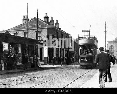 Heckmondwike frühen 1900er Jahren Stockfoto