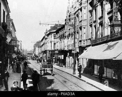 Westgate Street, Ipswich Anfang der 1900er Jahre Stockfoto