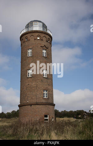 Es ist ein Marine Navigation Turm auf Kap Arkona, die im nördlichsten Teil der Insel Rügen in der Ostsee, im Nordosten Deutschlands ist. Stockfoto