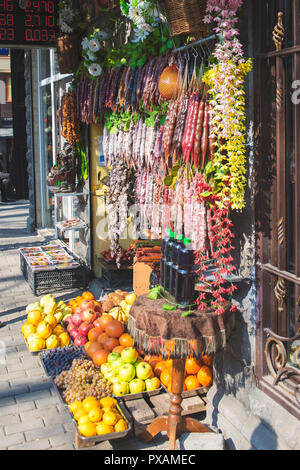 Churchkhela in Tiflis Stockfoto